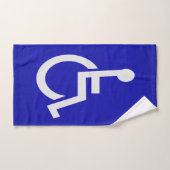 Gehandicapten met een handicap bad handdoek (Handdoek)