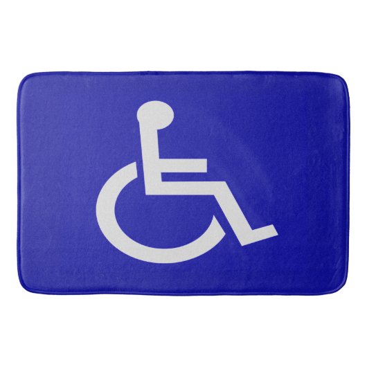 Gehandicapten met een handicap badmat (Voorkant)
