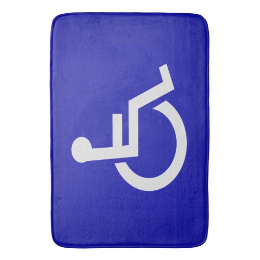 Gehandicapten met een handicap badmat (Voorkant Verticaal)