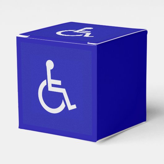 Gehandicapten met een handicap bedankdoosjes (Voorkant Zijde)