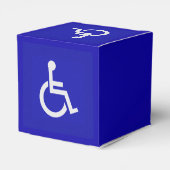 Gehandicapten met een handicap bedankdoosjes (Achterkant)