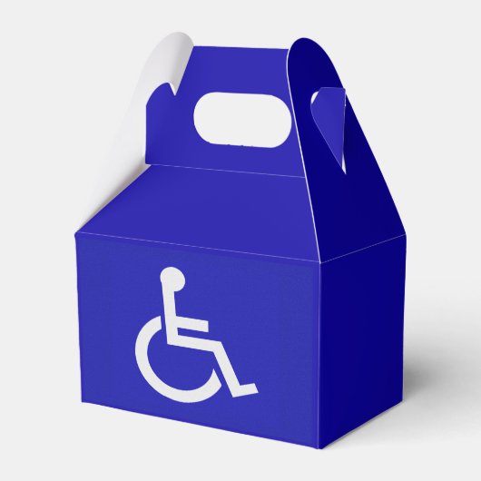 Gehandicapten met een handicap bedankdoosjes (Achterkant)