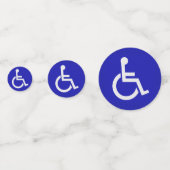 Gehandicapten met een handicap confetti (Voorkanten)