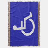 Gehandicapten met een handicap deken (Voorkant Verticaal)