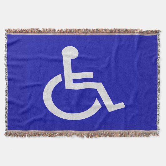 Gehandicapten met een handicap deken (Voorkant)