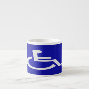 Gehandicapten met een handicap espresso kop