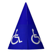 Gehandicapten met een handicap feesthoedjes (Achterkant)