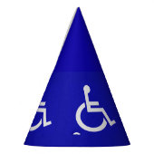 Gehandicapten met een handicap feesthoedjes (Links)