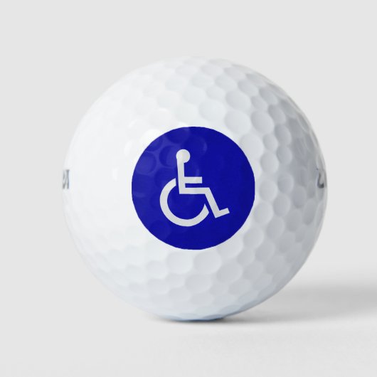 Gehandicapten met een handicap golfballen (Voorkant)