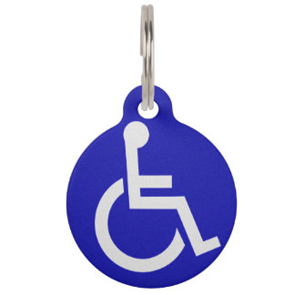 Gehandicapten met een handicap huisdierpenning