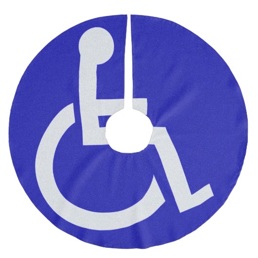 Gehandicapten met een handicap kerstboom rok (Voorkant)