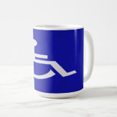 Gehandicapten met een handicap koffiemok (Voorkant rechts)