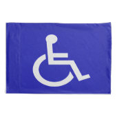 Gehandicapten met een handicap kussensloop (Achterkant)