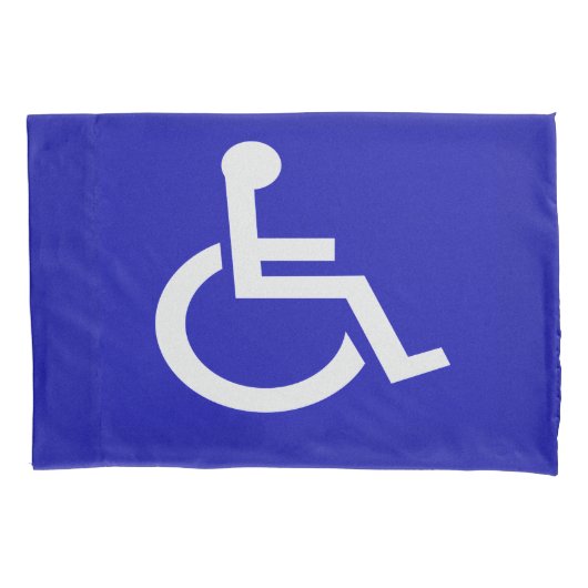 Gehandicapten met een handicap kussensloop (Voorkant)