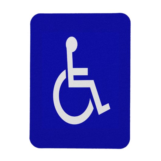 Gehandicapten met een handicap magneet (Verticaal)