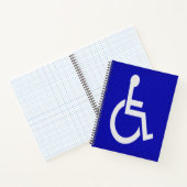 Gehandicapten met een handicap notitieboek (Binnen)