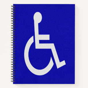 Gehandicapten met een handicap notitieboek