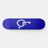 Gehandicapten met een handicap persoonlijk skateboard (Horizontaal)