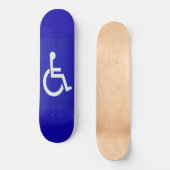 Gehandicapten met een handicap persoonlijk skateboard (Voorkant)