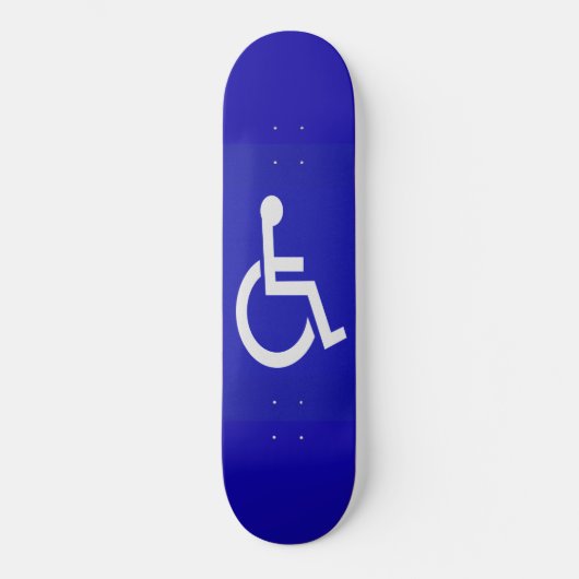 Gehandicapten met een handicap persoonlijk skateboard (Voorkant)