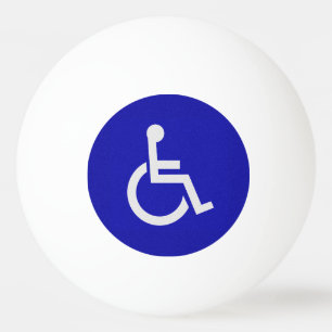 Gehandicapten met een handicap pingpongbal