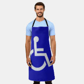 Gehandicapten met een handicap schort (Gedragen)