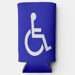 Gehandicapten met een handicap seltzer blikjeskoeler