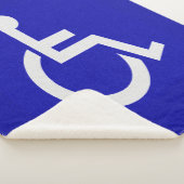 Gehandicapten met een handicap sherpa deken (3/4)