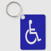 Gehandicapten met een handicap sleutelhanger (Voorkant)