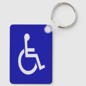 Gehandicapten met een handicap sleutelhanger (Achterkant)
