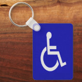 Gehandicapten met een handicap sleutelhanger (Voorkant)