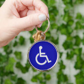 Gehandicapten met een handicap sleutelhanger (Hand)