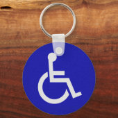 Gehandicapten met een handicap sleutelhanger (Voorkant)