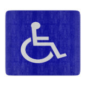 Gehandicapten met een handicap snijplank (Voorkant)