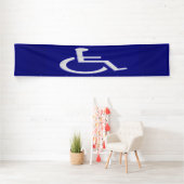 Gehandicapten met een handicap spandoek (Insitu)