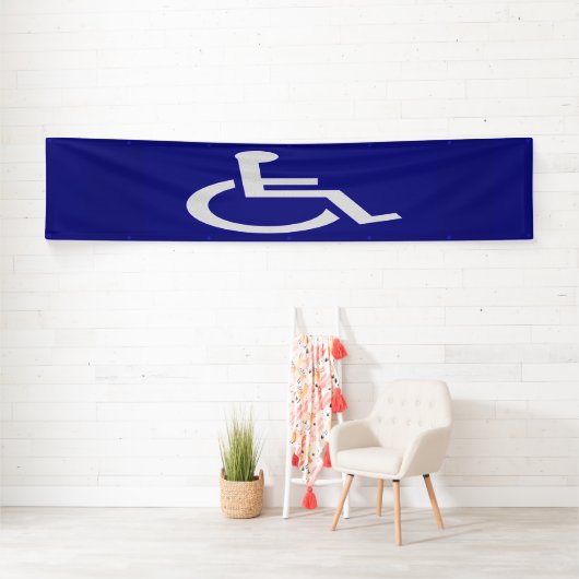 Gehandicapten met een handicap spandoek (Insitu)