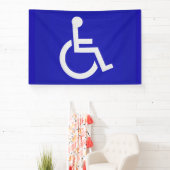 Gehandicapten met een handicap spandoek (Insitu)