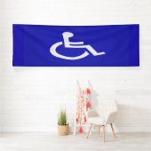 Gehandicapten met een handicap spandoek (Insitu)