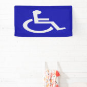 Gehandicapten met een handicap spandoek (Insitu)