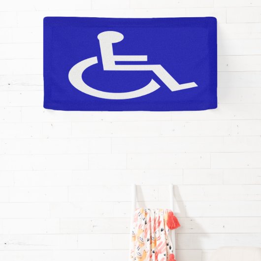 Gehandicapten met een handicap spandoek (Insitu)