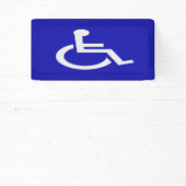 Gehandicapten met een handicap spandoek (Insitu)