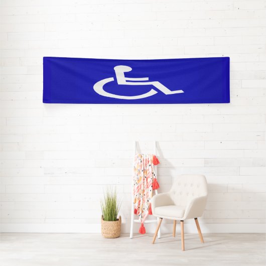 Gehandicapten met een handicap spandoek (Insitu)