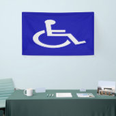 Gehandicapten met een handicap spandoek (Beurs)
