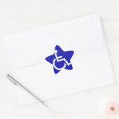 Gehandicapten met een handicap ster sticker (Envelop)