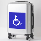 Gehandicapten met een handicap sticker (Koffer)