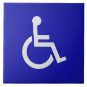 Gehandicapten met een handicap tegeltje (Voorkant)