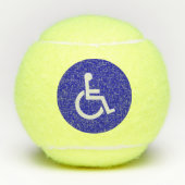 Gehandicapten met een handicap tennisballen (Voorkant)