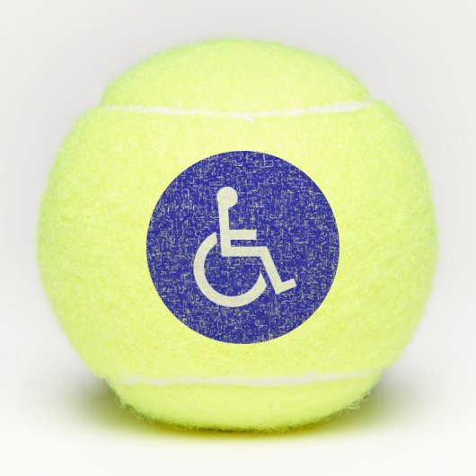 Gehandicapten met een handicap tennisballen (Voorkant)