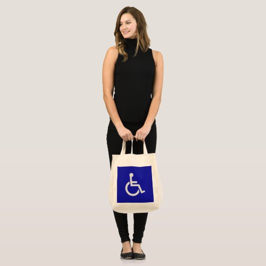 Gehandicapten met een handicap tote bag (Voorkant (model))