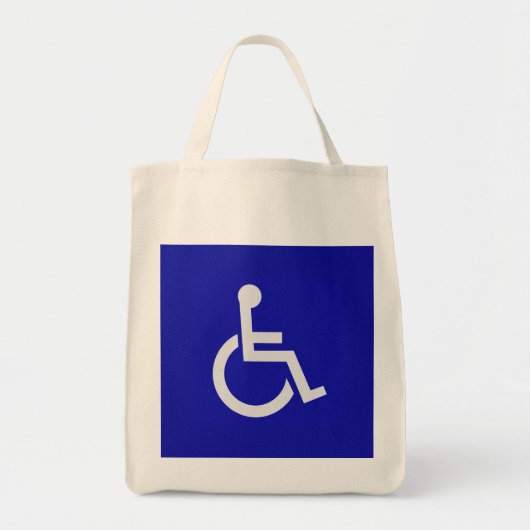 Gehandicapten met een handicap tote bag (Voorkant)